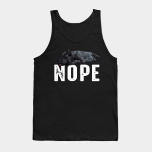 Urban Canine Carousel Schnauzer NOPE, Stylish Tee Collection Tank Top